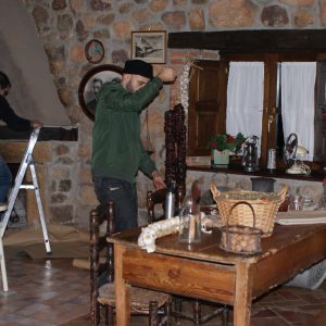 ambientando rodaje