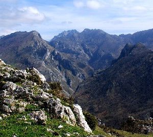 Valle de Cabrales desde la cabreriza